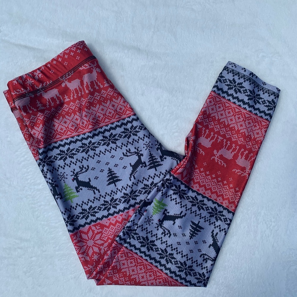 Zara Terez Fair Isle Print Cropped Legging (large)